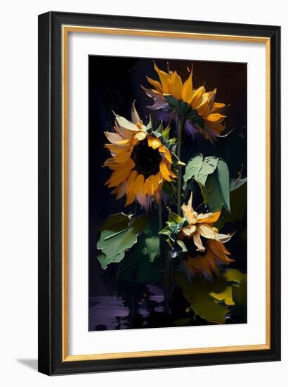 Sunflowers-Vivienne Dupont-Framed Art Print