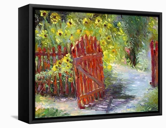 Sunflowers-Richard Wallich-Framed Stretched Canvas