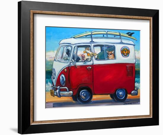 Sunglass Mutt-Connie R. Townsend-Framed Art Print