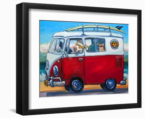 Sunglass Mutt-Connie R. Townsend-Framed Art Print