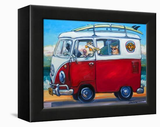 Sunglass Mutt-Connie R. Townsend-Framed Stretched Canvas