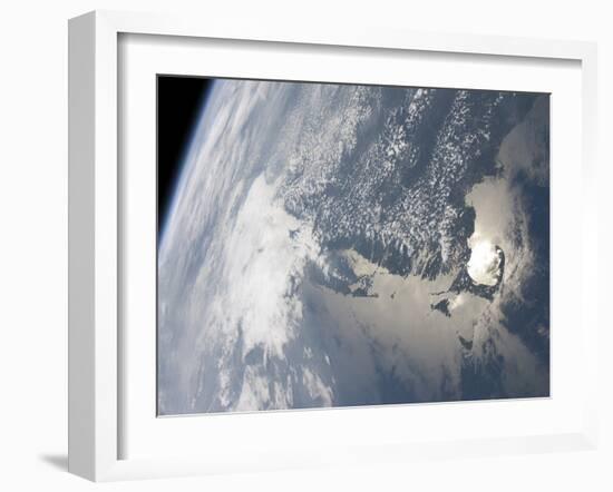 Sunglint On the Waters of Earth-Stocktrek Images-Framed Photographic Print