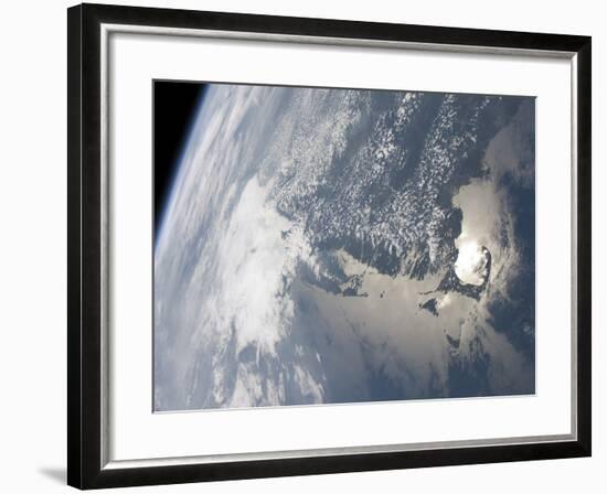 Sunglint On the Waters of Earth-Stocktrek Images-Framed Photographic Print