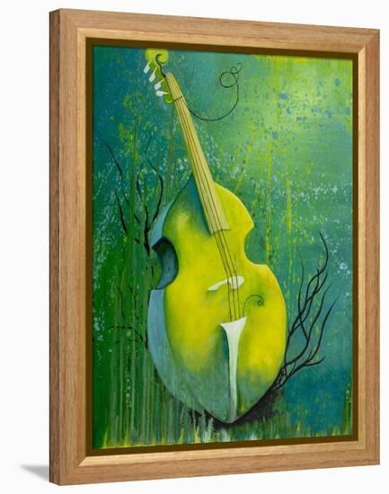 Sunken Dreams Cello-Michelle Faber-Framed Premier Image Canvas