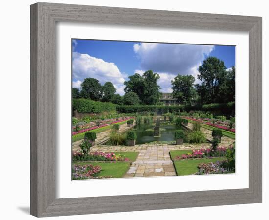 Sunken Garden, Kensington Gardens, London, England, United Kingdom, Europe-Nelly Boyd-Framed Photographic Print