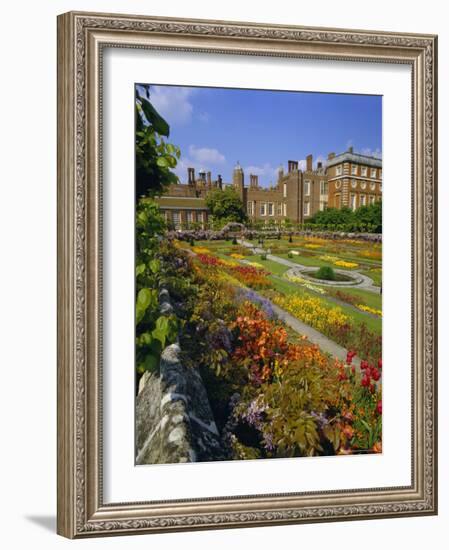 Sunken Gardens, the Origin of the English Nursery Rhyme 'Mary Mary Quite Contrary', London, England-Walter Rawlings-Framed Photographic Print