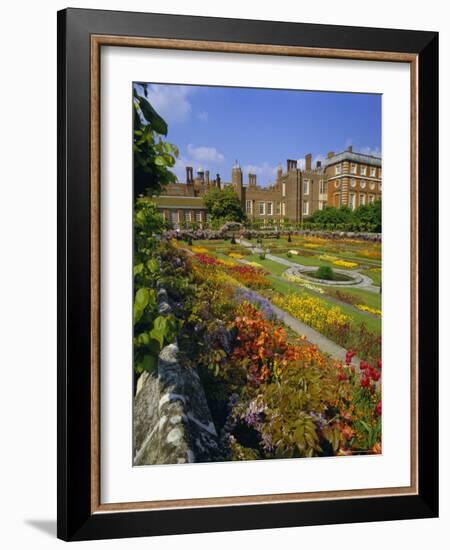 Sunken Gardens, the Origin of the English Nursery Rhyme 'Mary Mary Quite Contrary', London, England-Walter Rawlings-Framed Photographic Print