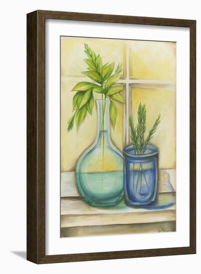 Sunkissed Herbs I-Jennifer Goldberger-Framed Art Print