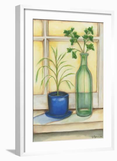 Sunkissed Herbs II-Jennifer Goldberger-Framed Art Print