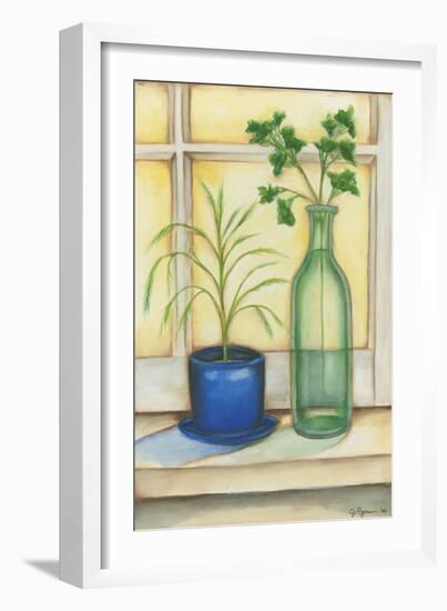 Sunkissed Herbs II-Jennifer Goldberger-Framed Art Print