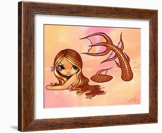 Sunkissed Mermaid-Jasmine Becket-Griffith-Framed Art Print