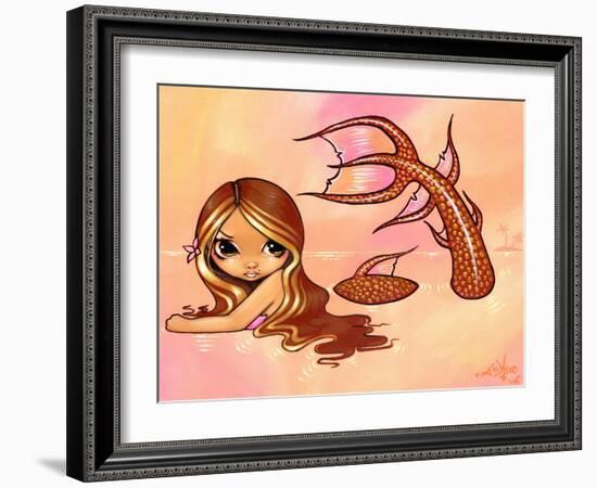 Sunkissed Mermaid-Jasmine Becket-Griffith-Framed Art Print