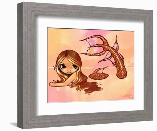 Sunkissed Mermaid-Jasmine Becket-Griffith-Framed Art Print