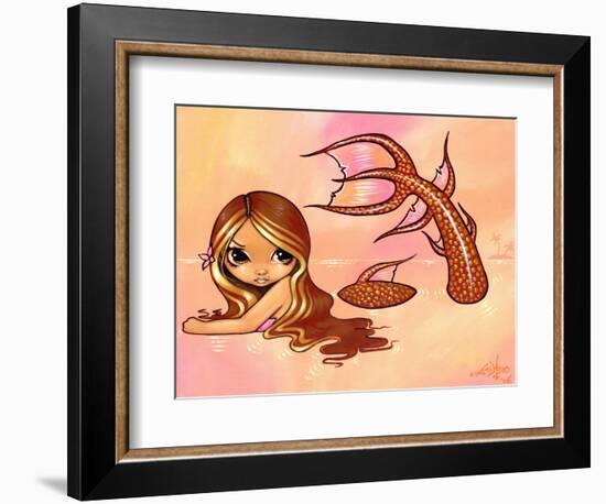 Sunkissed Mermaid-Jasmine Becket-Griffith-Framed Art Print