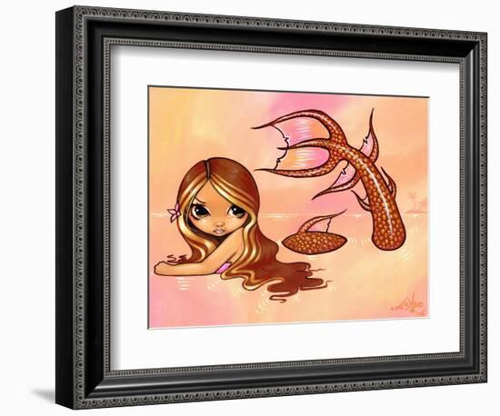 Sunkissed Mermaid-Jasmine Becket-Griffith-Framed Art Print