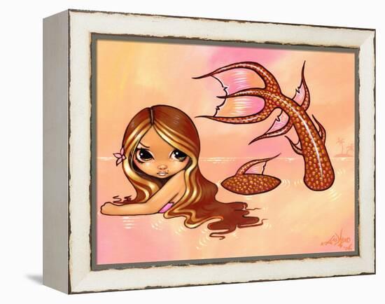 Sunkissed Mermaid-Jasmine Becket-Griffith-Framed Stretched Canvas