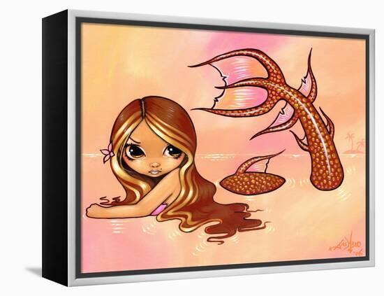 Sunkissed Mermaid-Jasmine Becket-Griffith-Framed Stretched Canvas