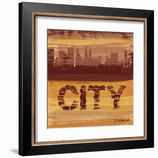 Sunland III-Yashna-Framed Art Print