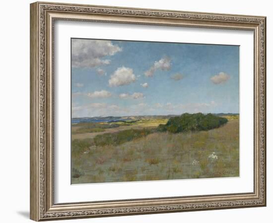 Sunlight and Shadow, Shinnecock Hills, C.1895 (Oil on Canvas)-William Merritt Chase-Framed Giclee Print