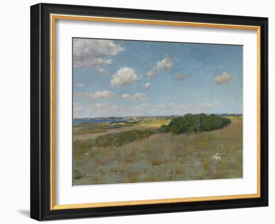 Sunlight and Shadow, Shinnecock Hills, C.1895 (Oil on Canvas)-William Merritt Chase-Framed Giclee Print