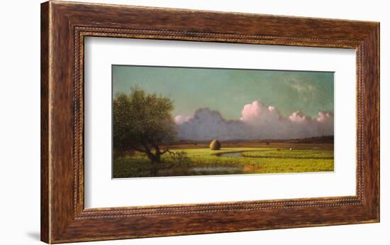 Sunlight and Shadow: The Newbury Marshes, c. 1871/1875-Martin Johnson Heade-Framed Art Print