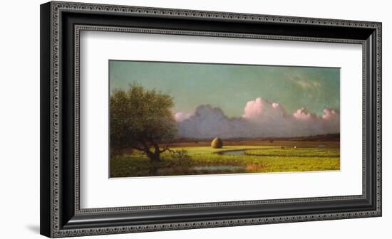 Sunlight and Shadow: The Newbury Marshes, c. 1871/1875-Martin Johnson Heade-Framed Art Print