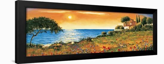 Sunlight Coast-Richard Leblanc-Framed Art Print