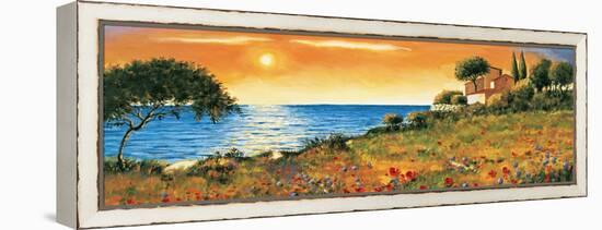 Sunlight Coast-Richard Leblanc-Framed Stretched Canvas