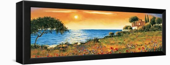 Sunlight Coast-Richard Leblanc-Framed Stretched Canvas