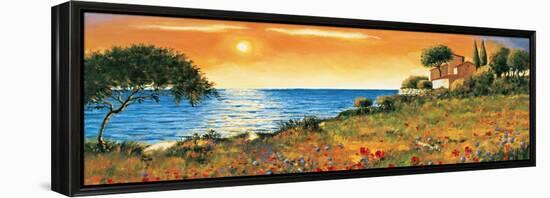 Sunlight Coast-Richard Leblanc-Framed Stretched Canvas