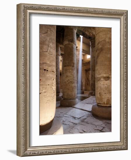 Sunlight Entering the Temple of Abydos, Egypt-Michele Molinari-Framed Photographic Print