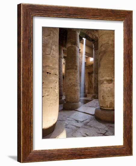 Sunlight Entering the Temple of Abydos, Egypt-Michele Molinari-Framed Photographic Print