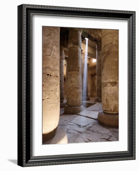 Sunlight Entering the Temple of Abydos, Egypt-Michele Molinari-Framed Photographic Print