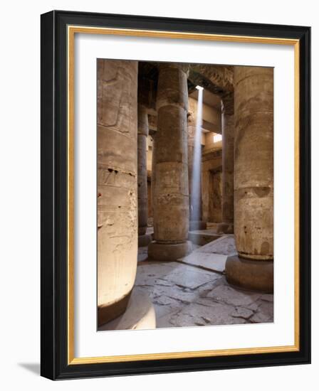 Sunlight Entering the Temple of Abydos, Egypt-Michele Molinari-Framed Photographic Print