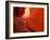 Sunlight Filters Down Carved Red Sandstone Walls of Lower Antelope Canyon, Page, Arizona, Usa-Paul Souders-Framed Photographic Print