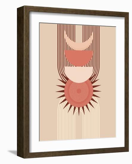 Sunlight In Abstact-Jesse Keith-Framed Art Print