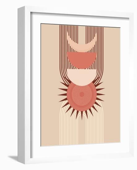 Sunlight In Abstact-Jesse Keith-Framed Art Print