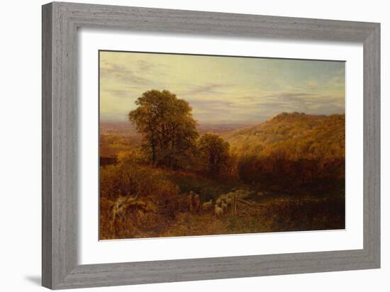 Sunlight Lingering on the Autumn Woods-George Vicat Cole-Framed Giclee Print
