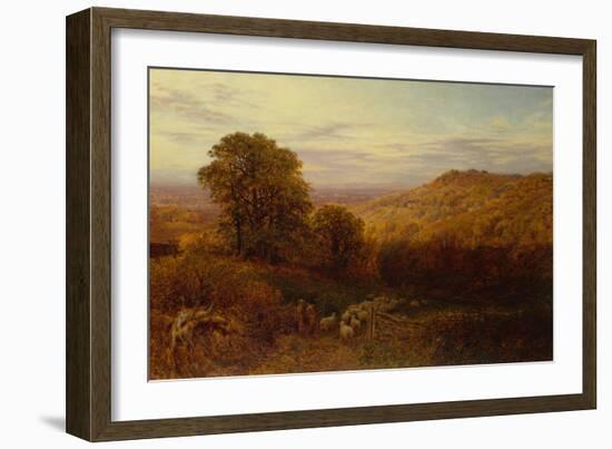 Sunlight Lingering on the Autumn Woods-George Vicat Cole-Framed Giclee Print