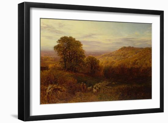 Sunlight Lingering on the Autumn Woods-George Vicat Cole-Framed Giclee Print