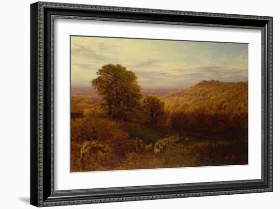 Sunlight Lingering on the Autumn Woods-George Vicat Cole-Framed Giclee Print