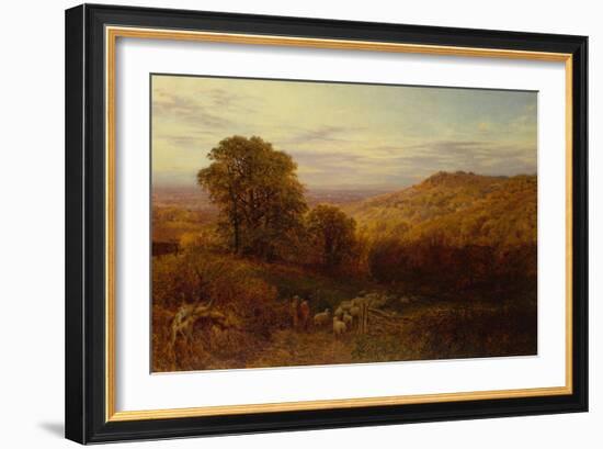 Sunlight Lingering on the Autumn Woods-George Vicat Cole-Framed Giclee Print