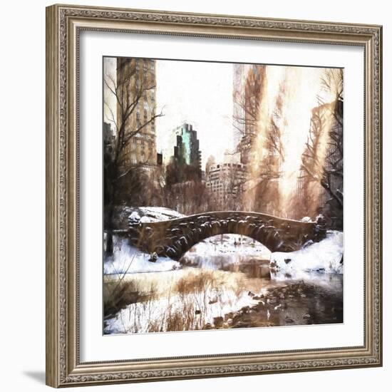 Sunlight on Central Park-Philippe Hugonnard-Framed Giclee Print