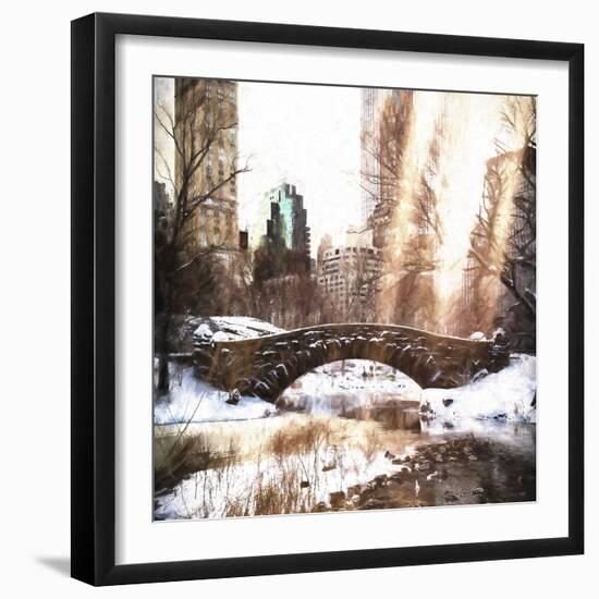 Sunlight on Central Park-Philippe Hugonnard-Framed Giclee Print