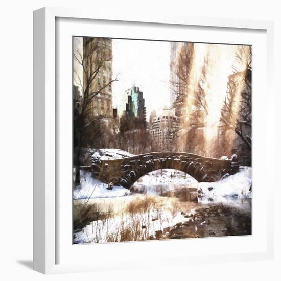 Sunlight on Central Park-Philippe Hugonnard-Framed Giclee Print