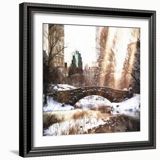 Sunlight on Central Park-Philippe Hugonnard-Framed Giclee Print