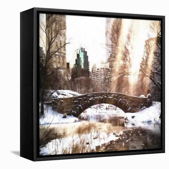 Sunlight on Central Park-Philippe Hugonnard-Framed Premier Image Canvas