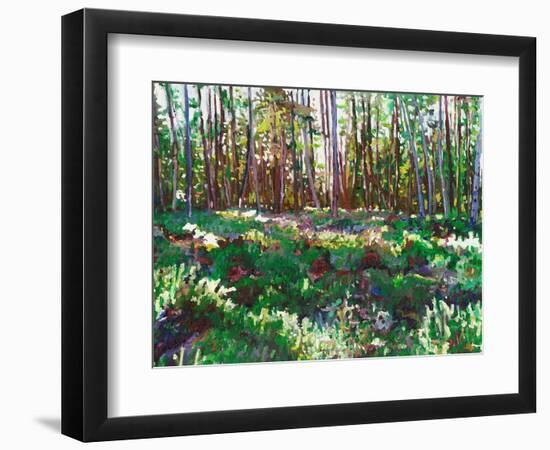 Sunlight on Heather, 2011, (oil on canvas)-Helen White-Framed Giclee Print