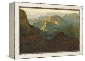 Sunlight on the Grand Canyon, 1924-Gunnar Widforss-Framed Premier Image Canvas