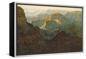 Sunlight on the Grand Canyon, 1924-Gunnar Widforss-Framed Premier Image Canvas
